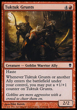 Tuktuk Grunts (Zendikar) Near Mint