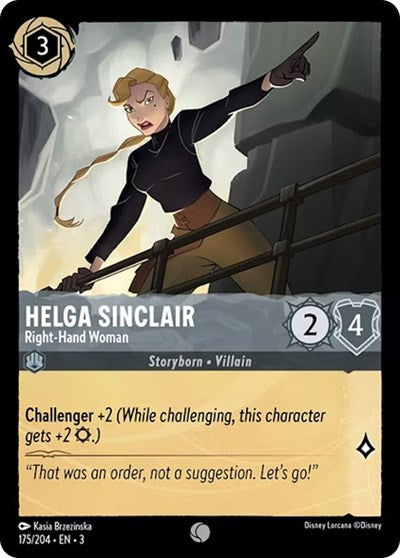 Helga Sinclair - Right-Hand Woman (Into the Inklands) Near Mint Cold Foil