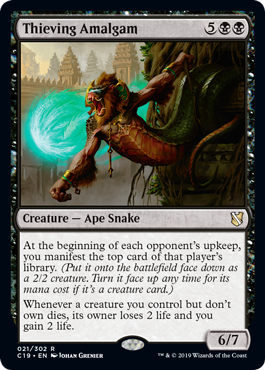 Thieving Amalgam (Commander 2019) Medium Play