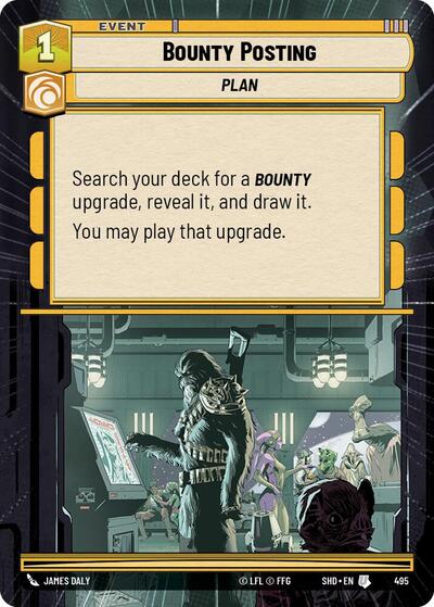 Bounty Posting (Hyperspace) (Shadows of the Galaxy) Near Mint