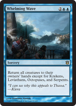 Whelming Wave (Born of the Gods) Medium Play Foil