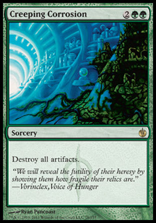 Creeping Corrosion (Mirrodin Besieged) Damaged / Poor