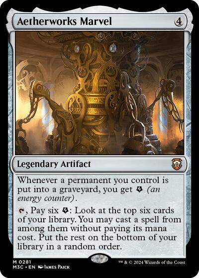 Aetherworks Marvel (Commander: Modern Horizons 3) Light Play