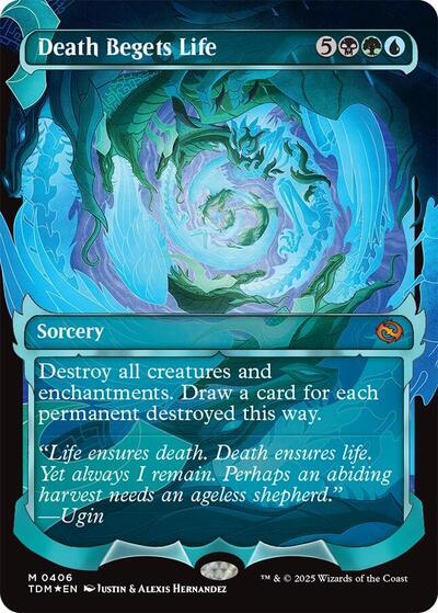 Death Begets Life (Showcase) (Tarkir: Dragonstorm) Near Mint Foil