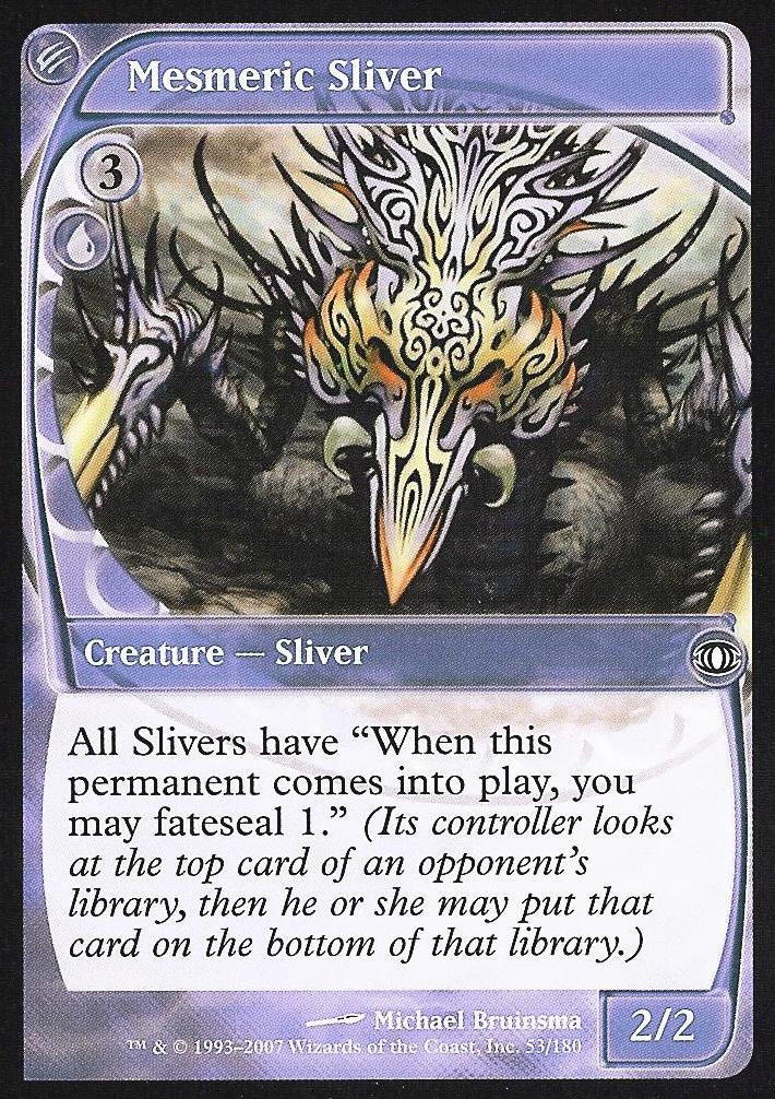 Mesmeric Sliver (Futuresight) Near Mint Foil