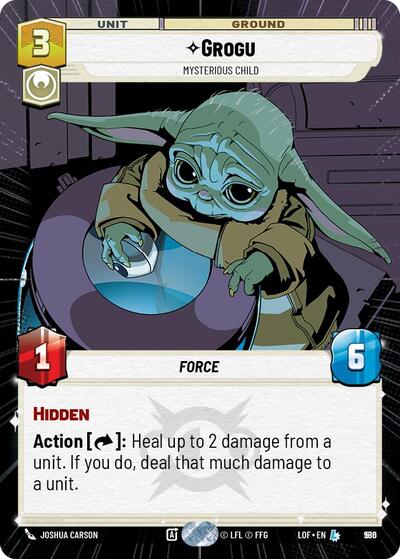 Grogu Mysterious Child (Hyperspace Foil) (Legends of the Force) Near Mint Foil