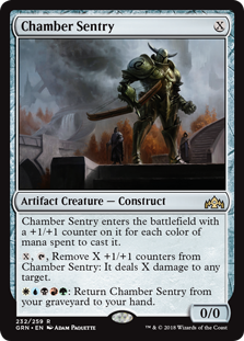 Chamber Sentry (Guilds of Ravnica) Light Play Foil