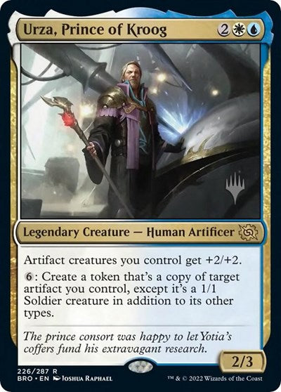 Urza, Prince of Kroog (Promo Pack: The Brothers War) Near Mint