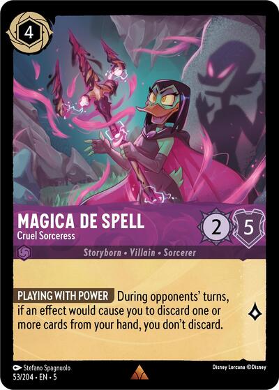 Magica De Spell - Cruel Sorceress (Shimmering Skies) Near Mint