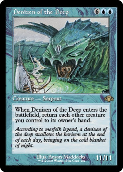 Denizen of the Deep (Retro Frame) (Dominaria Remastered) Near Mint Foil