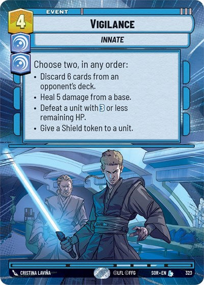 Vigilance (Hyperspace) (Spark of Rebellion) Near Mint Foil