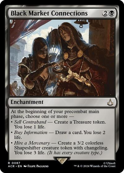 Black Market Connections (Universes Beyond: Assassin's Creed) Near Mint Foil