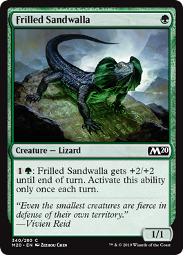 Frilled Sandwalla (Magic 2020 Core Set) Near Mint