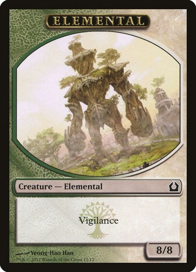 Elemental Token (Green/White) (Return to Ravnica) Near Mint