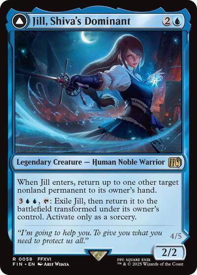 Jill, Shiva's Dominant (Universes Beyond: FINAL FANTASY) Light Play Foil