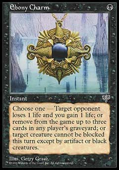 Ebony Charm (Mirage) Light Play