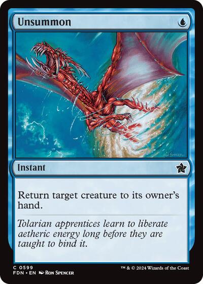 Unsummon (Foundations) Light Play