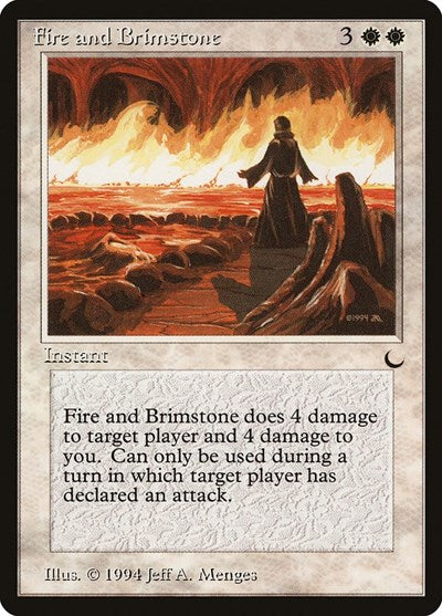 Fire and Brimstone (The Dark) Medium Play