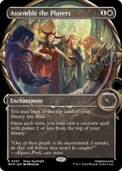 Assemble the Players (Showcase) (Murders at Karlov Manor) Near Mint Foil