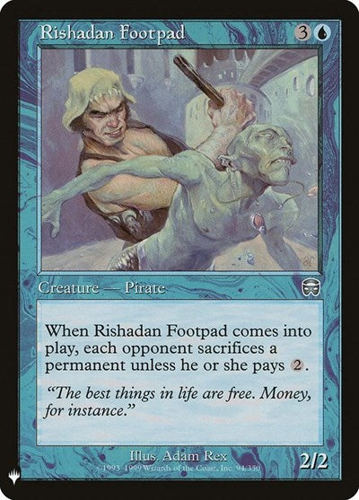 Rishadan Footpad (Mystery Booster) Light Play