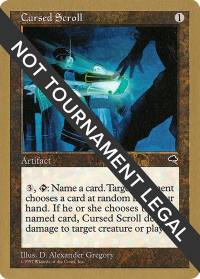 Cursed Scroll - 1999 Mark Le Pine (TMP) (World Championship Decks) Light Play