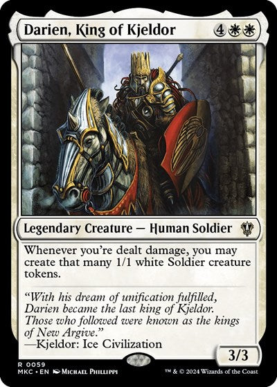 Darien, King of Kjeldor (Commander: Murders at Karlov Manor) Near Mint