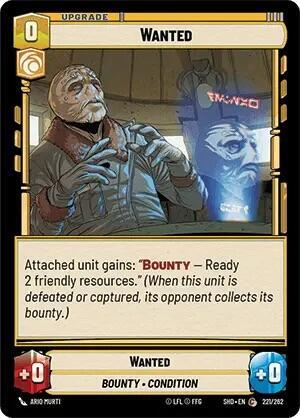 Wanted (Shadows of the Galaxy) Near Mint Foil