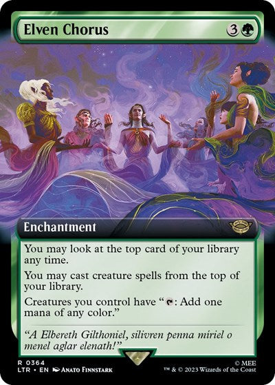 Elven Chorus (Extended Art) (Universes Beyond: The Lord of the Rings: Tales of Middle-earth) Light Play