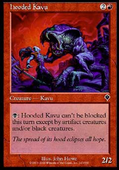 Hooded Kavu (Invasion) Medium Play Foil