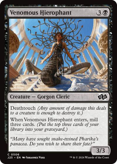 Venomous Hierophant (Foundations Jumpstart) Light Play