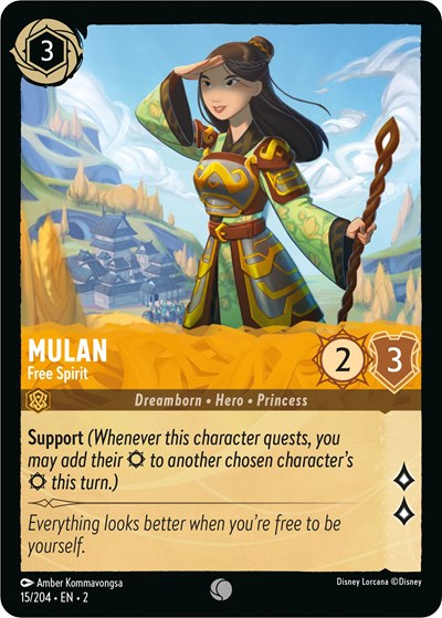 Mulan - Free Spirit (Rise of the Floodborn) Near Mint