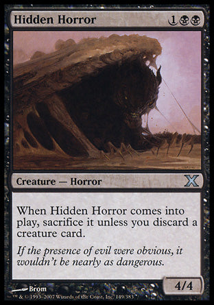 Hidden Horror (10th Edition) Medium Play