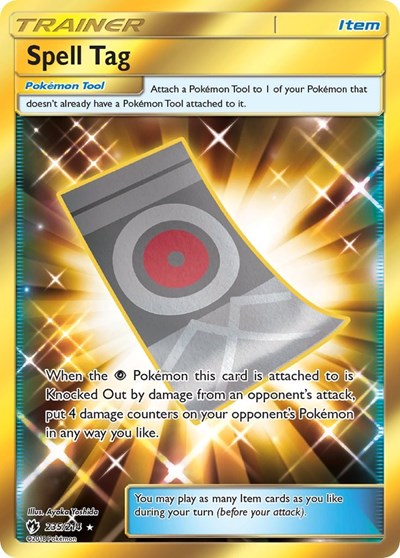 Spell Tag (Secret) (SM - Lost Thunder) Near Mint Holofoil