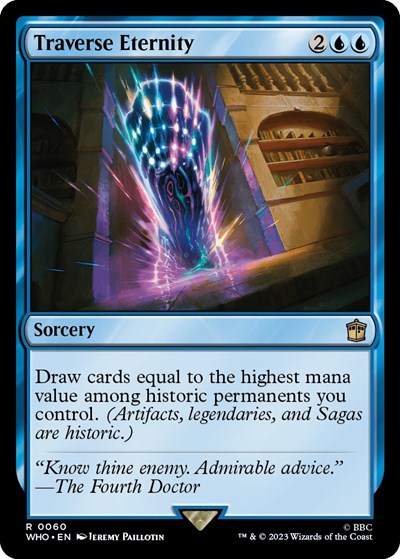 Traverse Eternity (Universes Beyond: Doctor Who) Light Play Foil