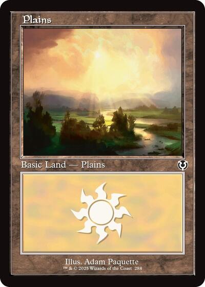 Plains (288) (Retro Frame) (Innistrad Remastered) Near Mint