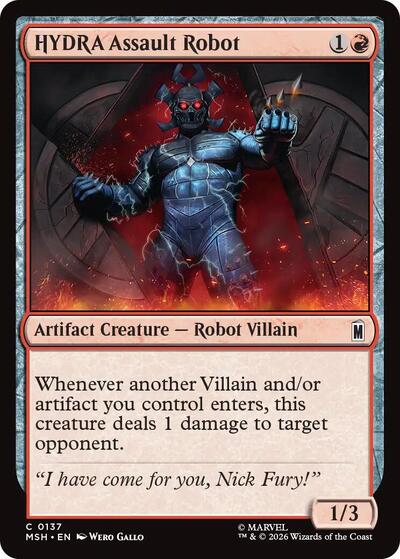 HYDRA Assault Robot (Marvel Super Heroes) Near Mint Foil