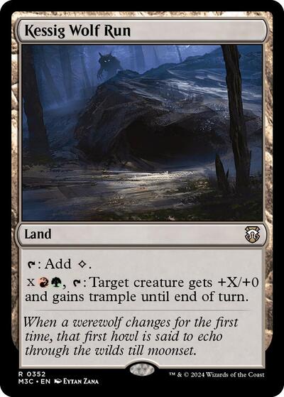 Kessig Wolf Run (Ripple Foil) (Commander: Modern Horizons 3) Near Mint Foil