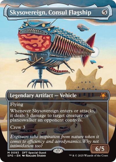 Skysovereign, Consul Flagship (Borderless) (Special Guests) Near Mint Foil