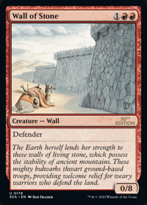 Wall of Stone (30th Anniversary Edition) Light Play