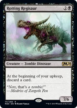 Rotting Regisaur (Magic 2020 Core Set) Medium Play