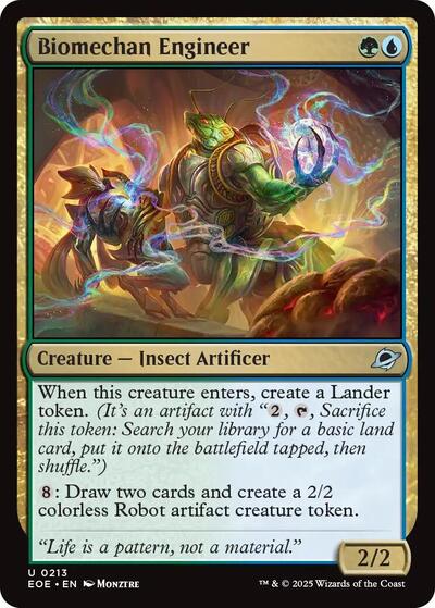 Biomechan Engineer (Edge of Eternities) Near Mint Foil