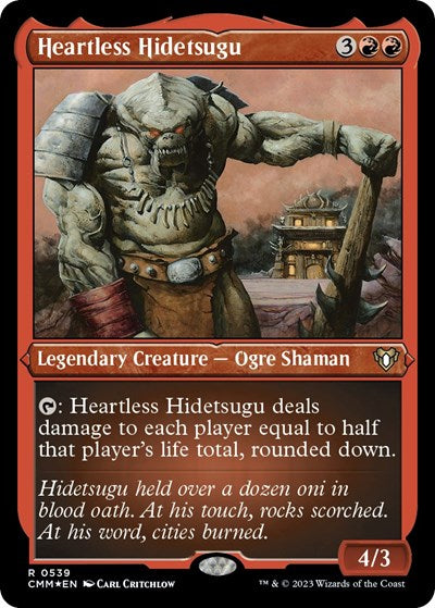 Heartless Hidetsugu  Foil Etched|0|0|0.00
