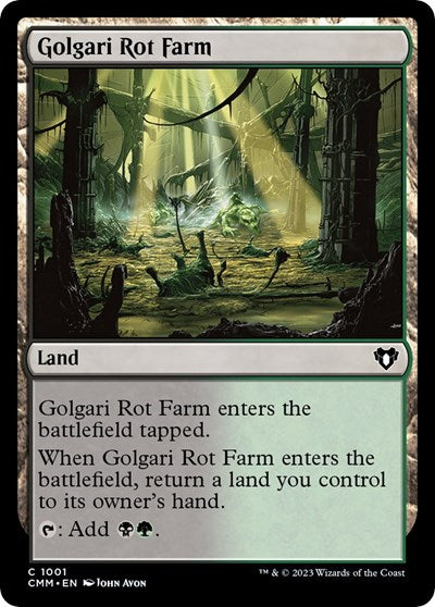 Golgari Rot Farm (Commander Masters) Light Play
