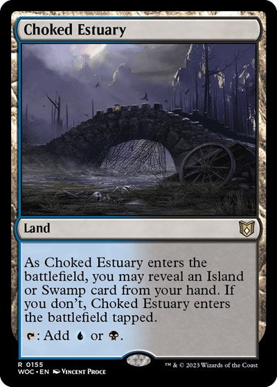 Choked Estuary (Commander: Wilds of Eldraine) Near Mint