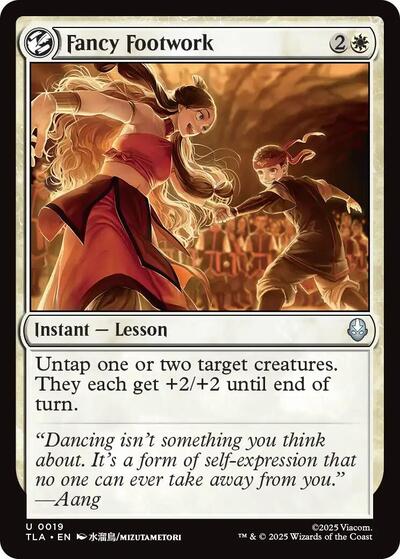 Fancy Footwork (Avatar: The Last Airbender) Near Mint Foil