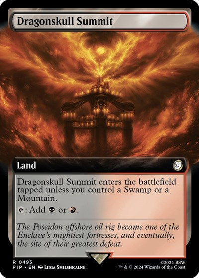 Dragonskull Summit (Extended Art) (Universes Beyond: Fallout) Near Mint Foil