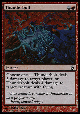 Thunderbolt (Premium Deck Series: Fire and Lightning) Near Mint Foil