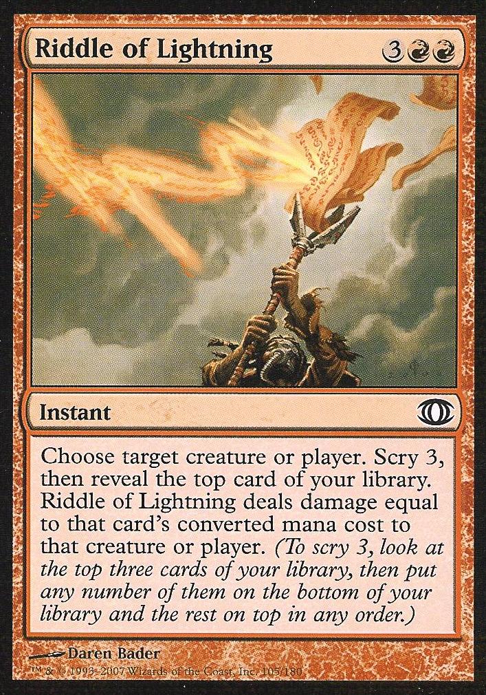 Riddle of Lightning (Futuresight) Light Play