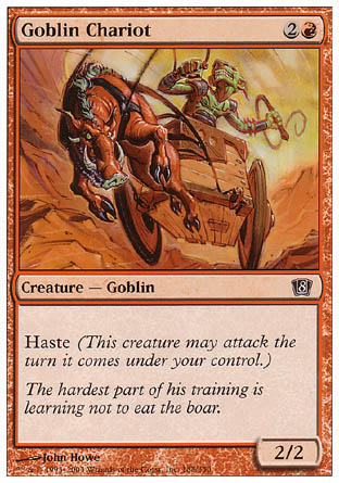 Goblin Chariot (8th Edition) Light Play
