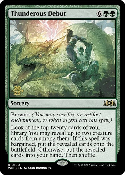 Thunderous Debut (Promos: Prerelease Cards) Near Mint Foil
